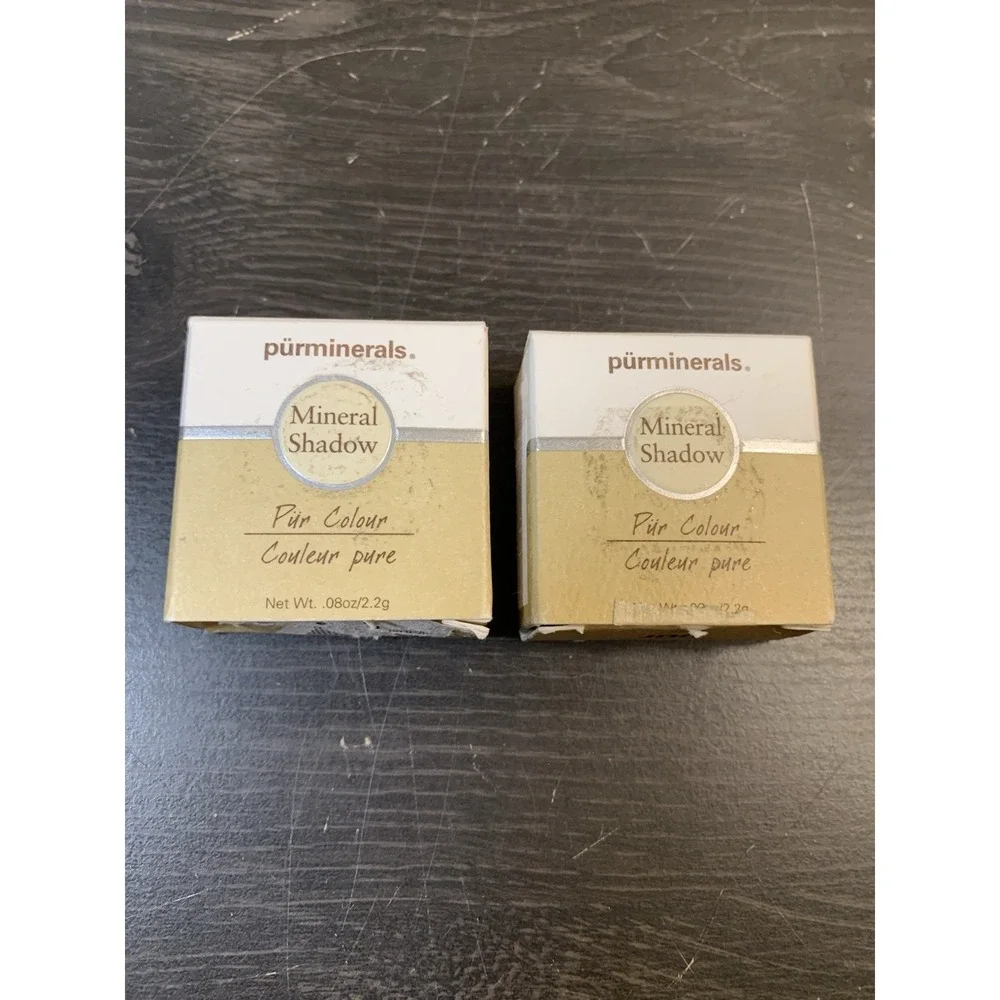 PUR Colour Purminerals Shadow eyeshadow Midnight Jade Onyx Set Of 2 NIB‎ .08oz